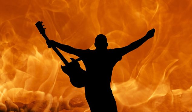 man with guitar